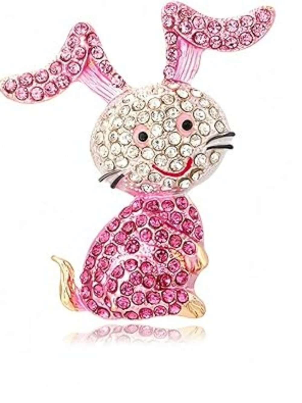 New Bunny Rabbit Animal Brooch Pin Decorative Fashion Jewelry Colorful Elegant